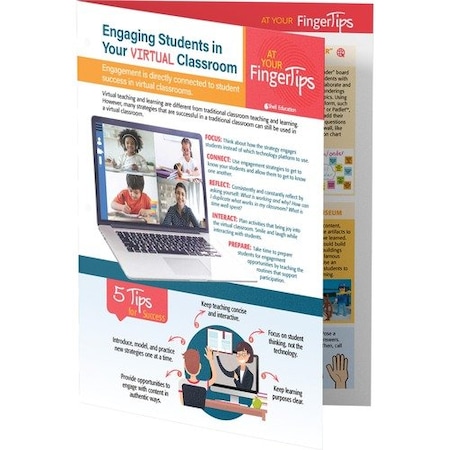 Shell Education Teacher Created Materials Guidebook, Virtual Classroom Engagement, K-12, 4-Page, MI SHL126300